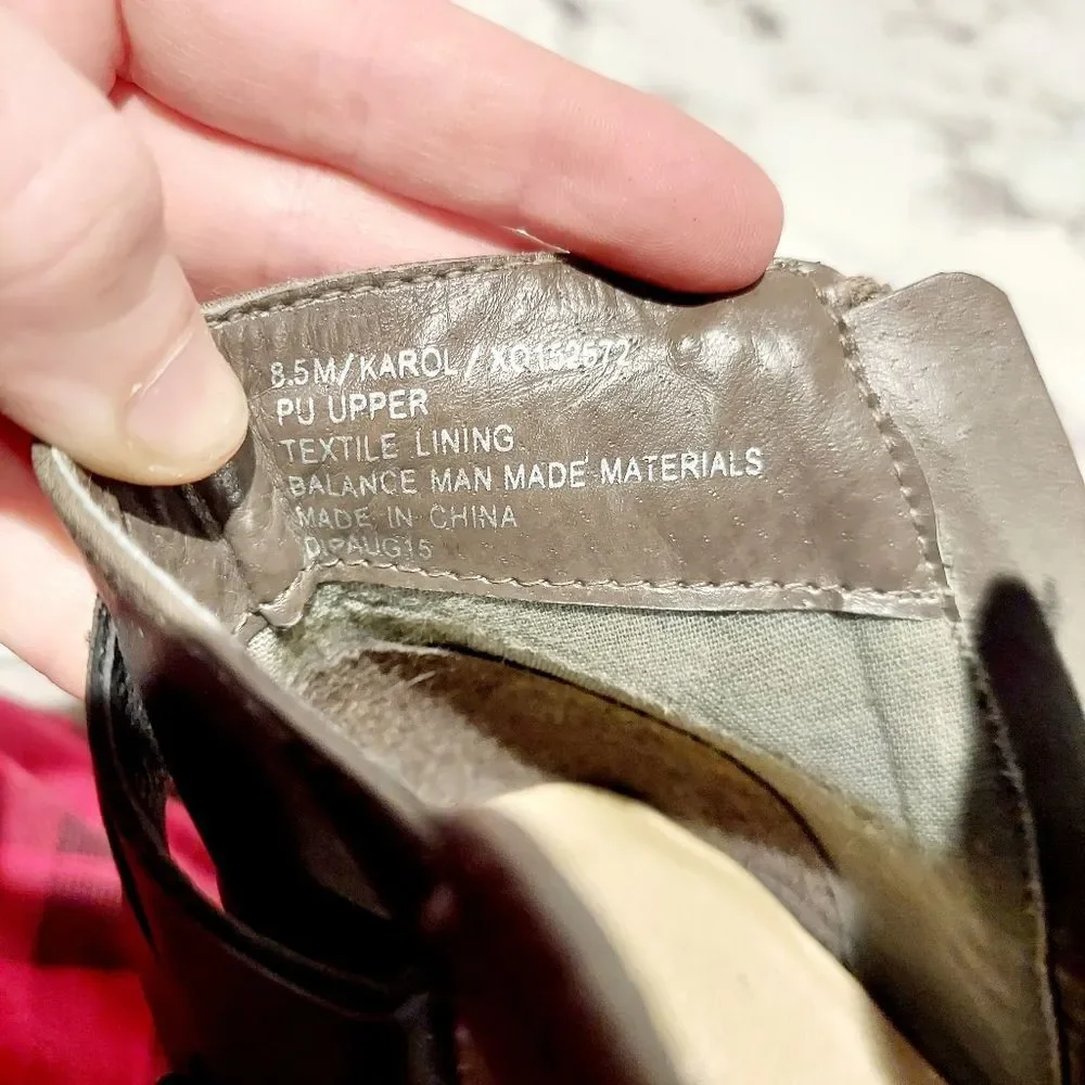 𝅺XOXO boots Brown womens size 8.5 - Picture 9 of 9